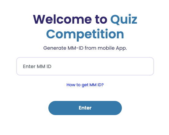 MakeManya: Quiz Start Site